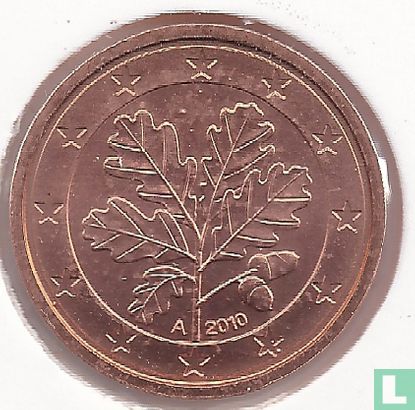 Deutschland 1 Cent 2010 (A) - Bild 1