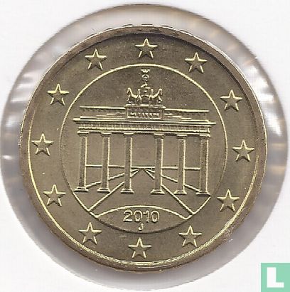 Allemagne 10 cent 2010 (J) - Image 1