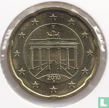 Germany 20 cent 2010 (F) - Image 1