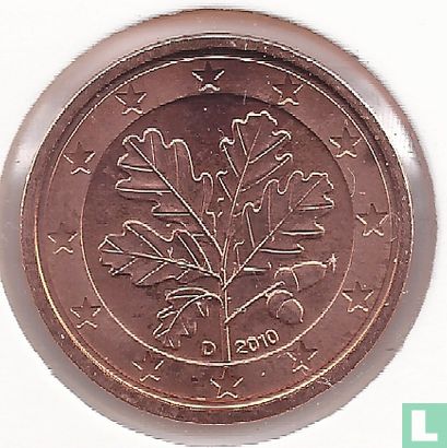 Allemagne 1 cent 2010 (D) - Image 1