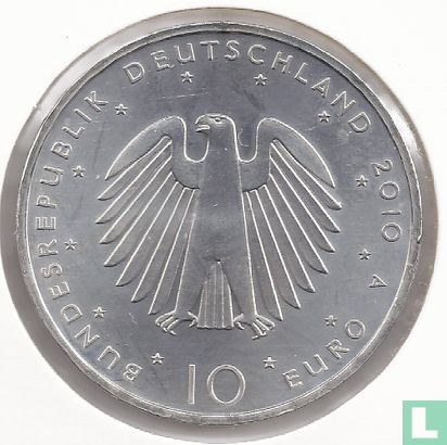 Duitsland 10 euro 2010 "20th Anniversary of German Reunification" - Afbeelding 1
