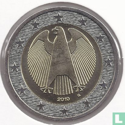 Duitsland 2 euro 2010 (G) - Afbeelding 1