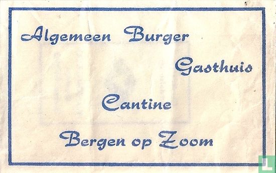Algemeen Burger Gasthuis Cantine - Bild 1