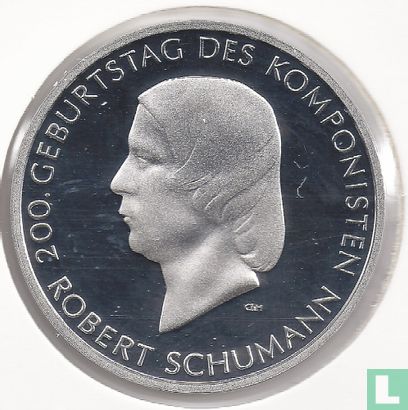 Deutschland 10 Euro 2010 (PP) "200th anniversary of the birth of Robert Schumann" - Bild 2