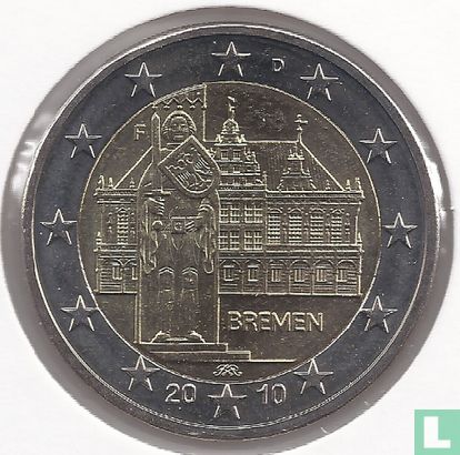 Duitsland 2 euro 2010 (F) "Bremen" - Afbeelding 1