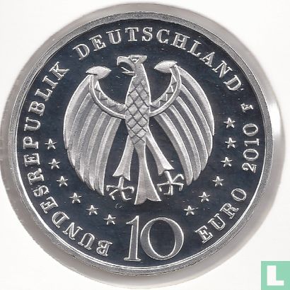 Duitsland 10 euro 2010 (PROOF) "300th Anniversary of Porcelain Manufacturing in Germany" - Afbeelding 1