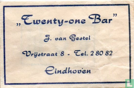 "Twenty One Bar" - Afbeelding 1