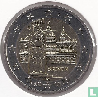 Duitsland 2 euro 2010 (D) "Bremen" - Afbeelding 1