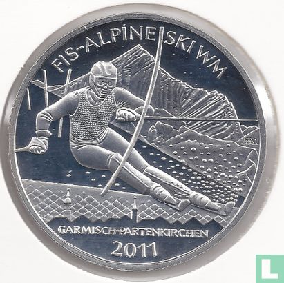 Allemagne 10 euro 2010 (BE - F) "2011 World Alpine Ski Championships in Garmisch - Partenkirchen" - Image 2