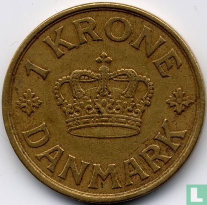 Denmark 1 krone 1936 - Image 2