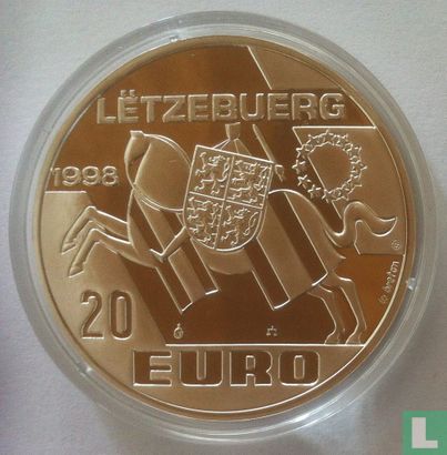 Luxemburg 20 euro 1998 "Echternach" - Afbeelding 1