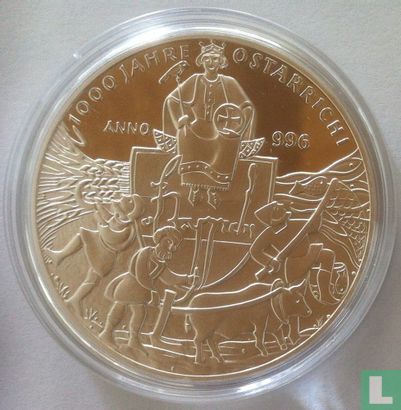 Oostenrijk 20 euro "1000 jaar Oostenrijk" - Image 2