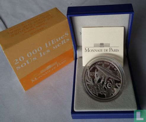 France 1½ euro 2005 (PROOF) "100th anniversary Death of Jules Verne - 20.000 leagues under the sea" - Image 3