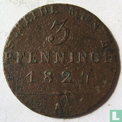 Preußen 3 Pfenninge 1827 (A) - Bild 1