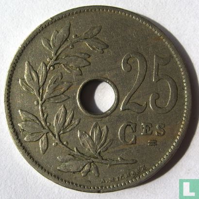 België 25 centimes 1927 (FRA - 1927/3) - Afbeelding 2