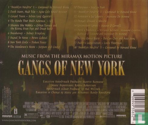 Music from the Mimax Motion Picture Gangs of New York - Bild 2