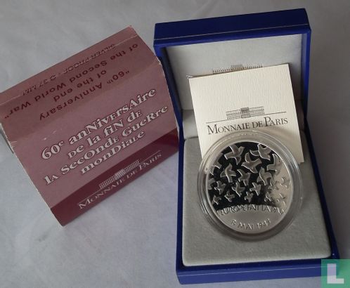 France 1½ euro 2005 (PROOF) "60th anniversary End of World War II" - Image 3