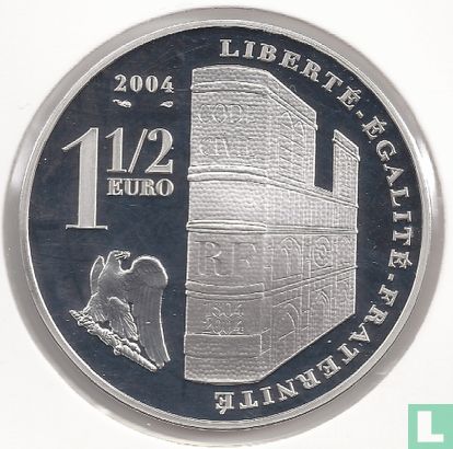 France 1½ euro 2004 (PROOF) "200th Anniversary of the Coronation of Napoleon I" - Image 1
