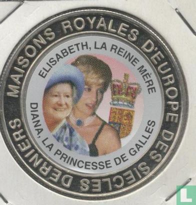 Congo-Kinshasa 5 francs 1999 (BE) "Queen Mother and Princess Diana" - Image 2