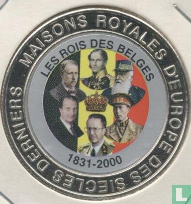 Congo-Kinshasa 5 francs 1999 (PROOF) "Kings of Belgium" - Afbeelding 2