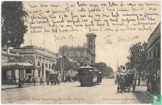 Old Court House Street from the South - Calcutta - Bild 1