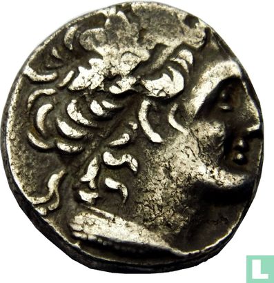 Royaume Ptolémée XII-AR tetradrachm 64-63 av. J.C. - Image 1