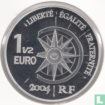 France 1½ euro 2004 (PROOF) "Shipping Companies" - Image 1