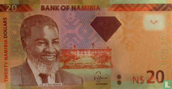 Namibia 20 Namibia Dollars 2013 - Bild 1
