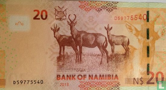 Namibia 20 Namibia Dollars 2013 - Bild 2