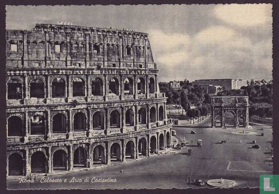 Roma, Colosseo e Arco di Costantino