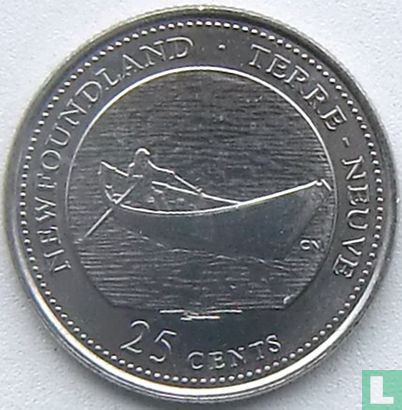 Canada 25 cents 1992 "125th anniversary of the Canadian Confederation - Newfoundland" - Afbeelding 2