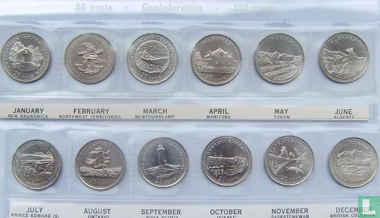 Canada 25 cents 1992 "125th anniversary of the Canadian Confederation - Newfoundland" - Afbeelding 3
