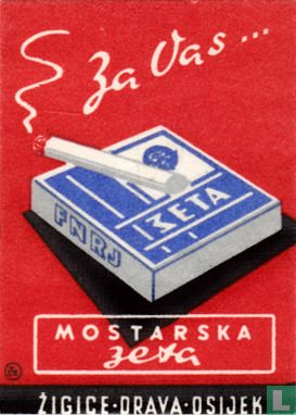 Za vas Mostarska zesa - "sigarettenpak"