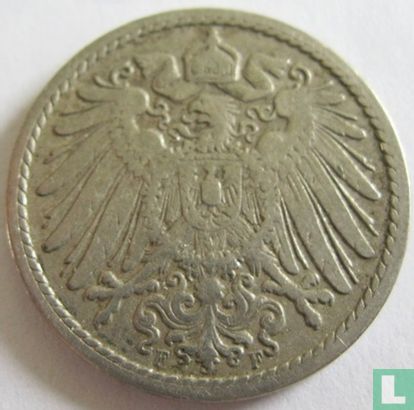 German Empire 5 pfennig 1902 (F) - Image 2