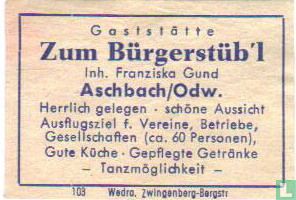 Gaststätte Zum Bürgerstüb'l - Franziska Gund