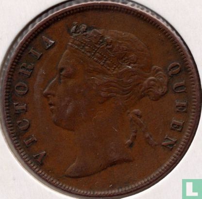 Établissements des détroits 1 cent 1901 - Image 2