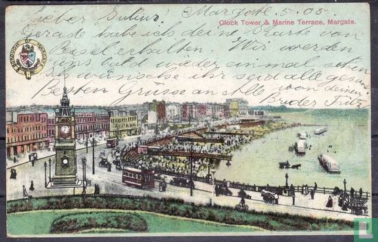 Margate, Clock Tower and Marine Terrace