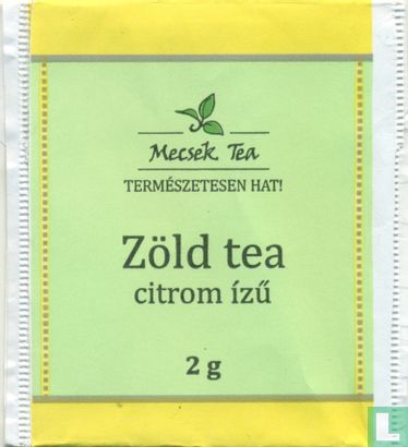 Zöld tea citrom ízü - Afbeelding 1
