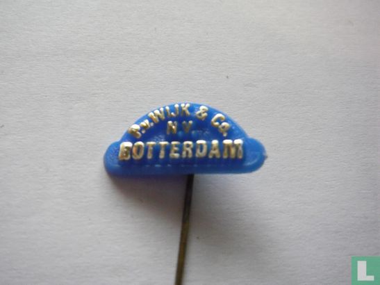 P. v. Wijk & Co. N.V. Rotterdam [blauw]