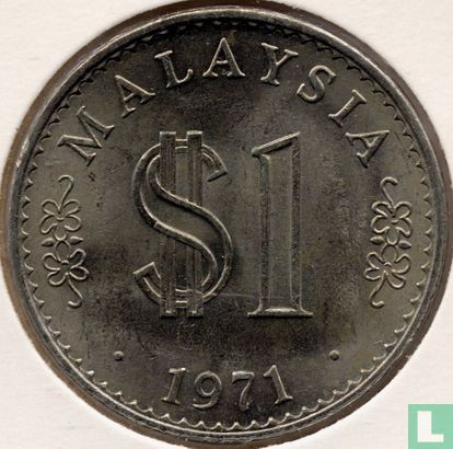 Malaysia 1 ringgit 1971 - Image 1