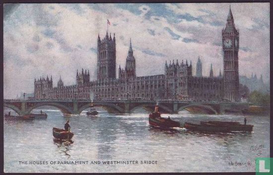 London, The Houses of Parliament and Westminster Bridge