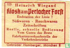 Kiosk am Perlacher Forst - Heinrich Wiegand
