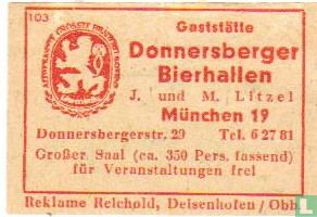 Gaststätte Donnersberger Bierhallen - J. und M. Litzel