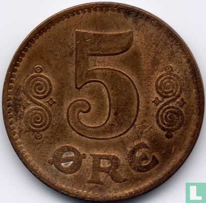 Danemark 5 øre 1921 - Image 2