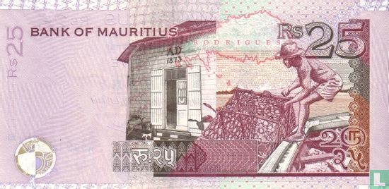 Mauritius 25 Rupees 2009 - Afbeelding 2