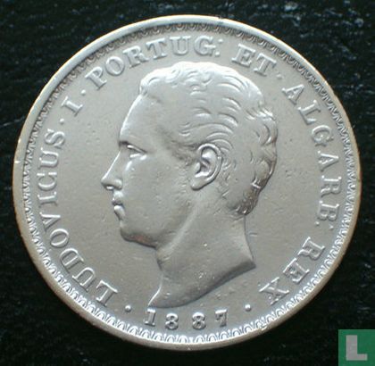 Portugal 500 réis 1887 - Afbeelding 1