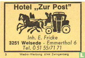 Zur Post - Hotel - E.Fricke