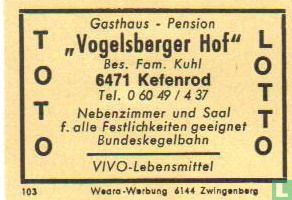 Gasthaus Pension Vogelsberger Hof - Fam. Kuhl