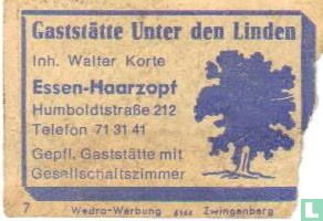 Gaststätte Unter den Linden - Walter Korte