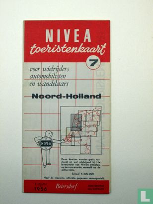 Nivea Toeristenkaart Noord Holland - Afbeelding 1